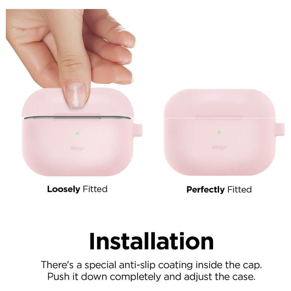 Custodia Protettiva Per Airpod Pro Con Gancio Rosa - Foto 2