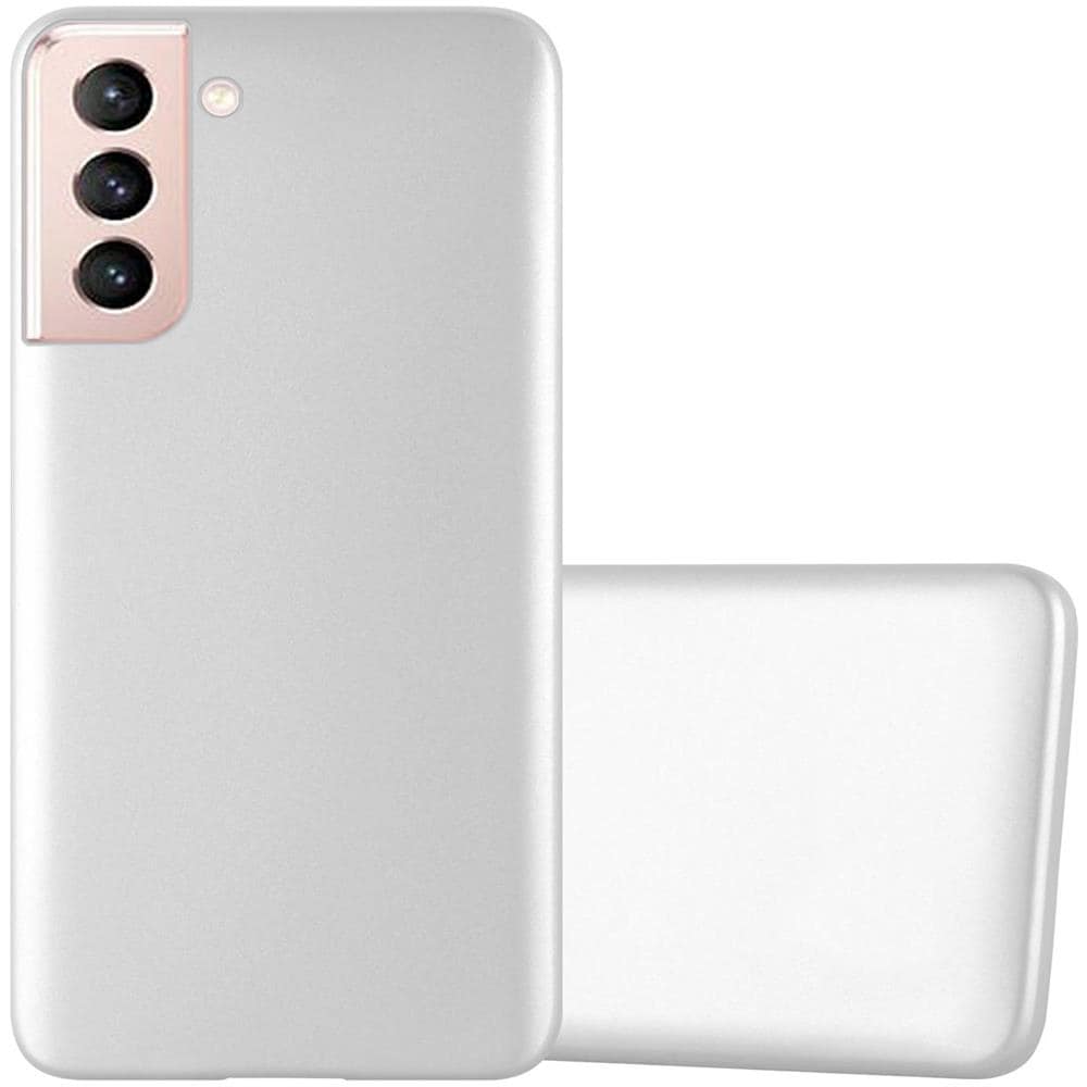 Custodia Compatibile Con Samsung Galaxy S21 5g In Argento Metallico - Coperchio Protettivo In Silicone Tpu Flessibile - Foto 1