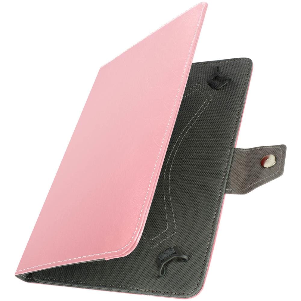 Custodia Universale Tablet 10 Pollici Similpelle Funzione Supporto Video Rosa - Foto 1
