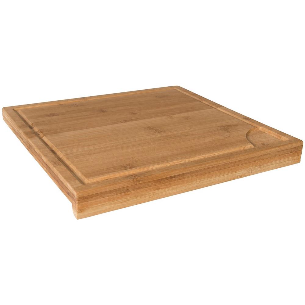 Tagliere In Bambù Con Tappo 40x38cm - Planche Decouper Avec Arret - Foto 1