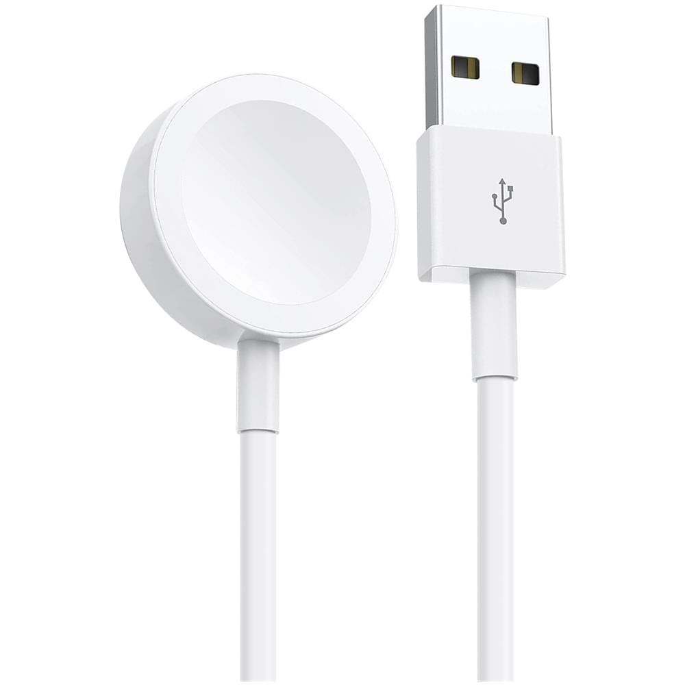 Cavo Magnetico Per Apple Watch Potenza 3w Connettore Usb 1,2m Swissten Bianco - Foto 1
