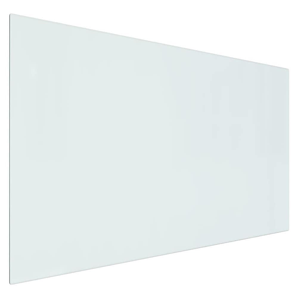 Lastra In Vetro Per Caminetto Rettangolare 100x60 Cm - Foto 2