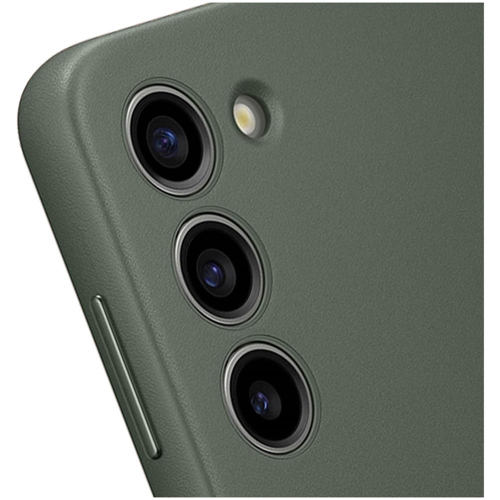 Cover Samsung Galaxy S23 Plus Vera Pelle Originale Samsung Leather Case Verde - Foto 2