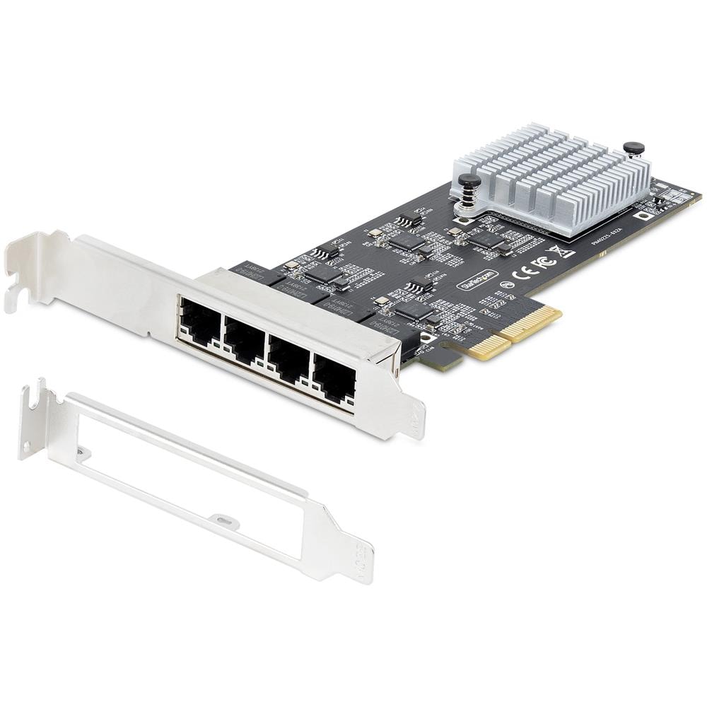 Scheda di rete 2.5 Gigabit a 4 porte - Scheda Ethernet PCIe da 2,5 Gbps NBASE-T, Intel I225-V, Scheda di rete per PC, NIC Multi-Gigabit, Scheda LAN per server PCI Express, Interfaccia Ethernet - Foto 6