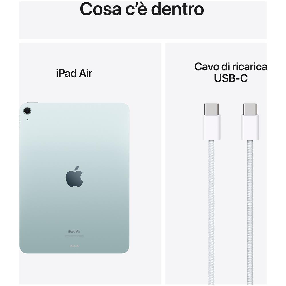 iPad Air M2 (2024 6th Gen) 128GB 11" Wi-Fi Blu - Foto 3