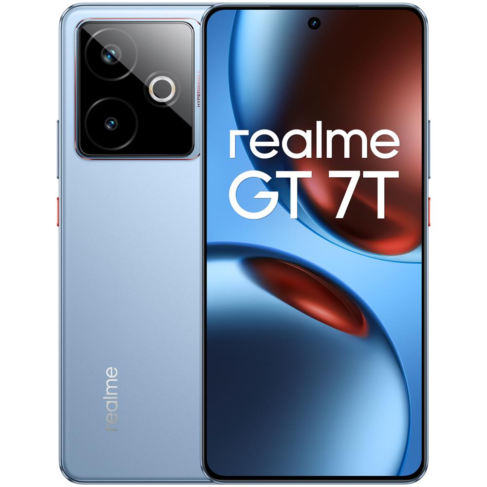 GT 7T 5G 256GB 12GB Ram Display 6.8" Amoled 120Hz Main Camera 50MP Dual nanoSim USB Type-C Android 15 Dimensity 8400-Max 7000mAh IceSense Blue - Foto 1