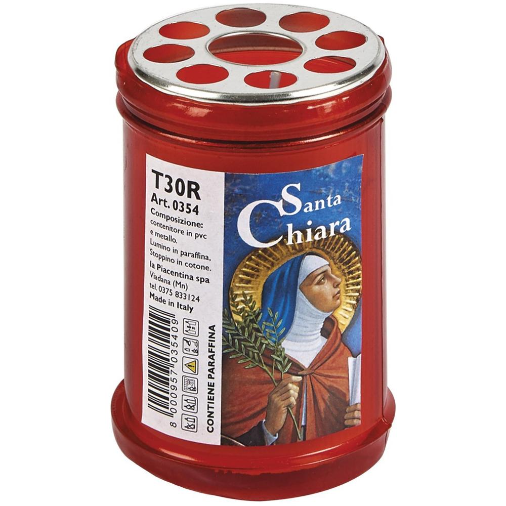 Lumino Votivo T30R Colore Rosso - Foto 1