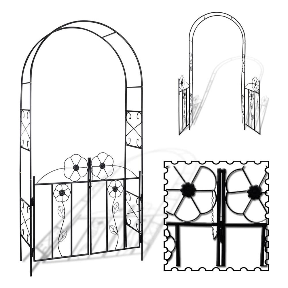 Arco Con Porta Da Giardino Per Piante Rampicanti - Foto 2