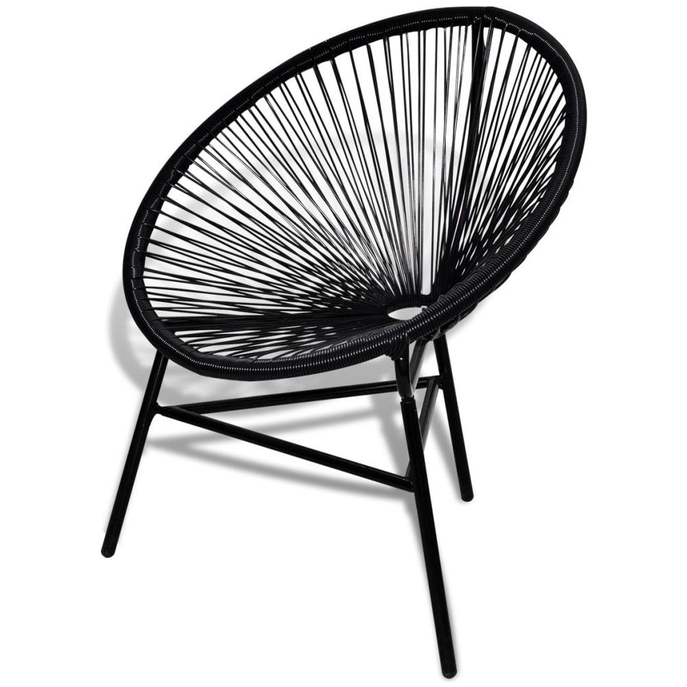 Sedia da Giardino Acapulco in Polyrattan Nera - Foto 2
