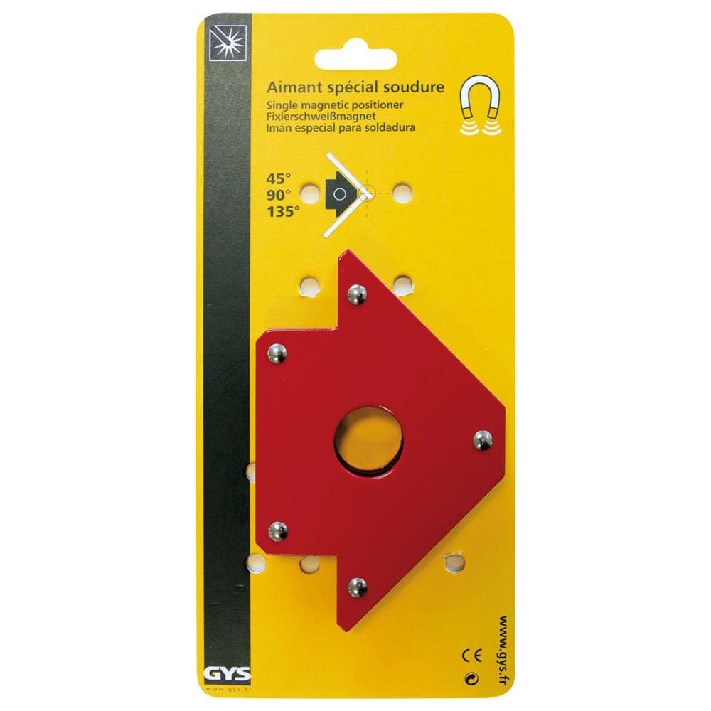 Posizionatore Magnetico Saldatura Rosso 30x13,8x2,5 Cm - Foto 1