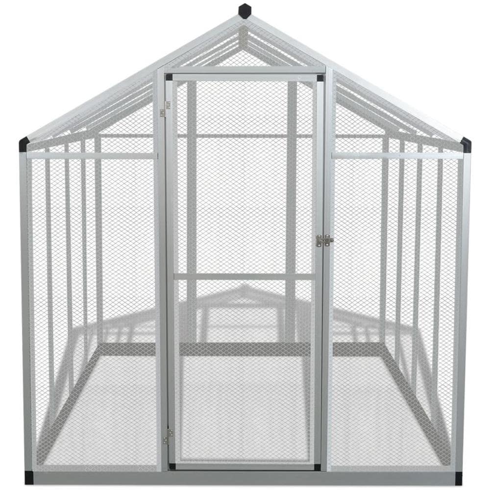 Voliera Da Giardino In Alluminio 178x242x192 Cm - Foto 2