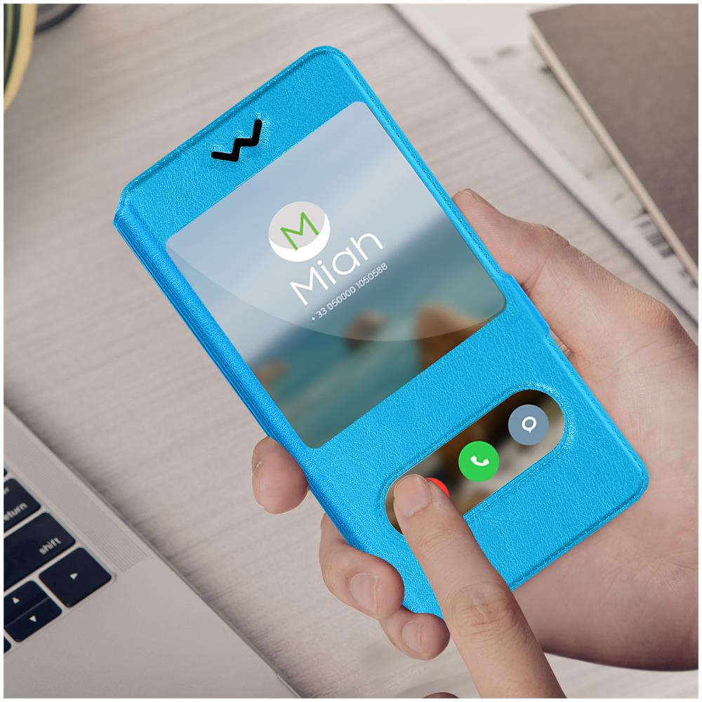 Custodia Stand Doppia Finestra Universale Taglia Sl - Azzurra - Foto 15