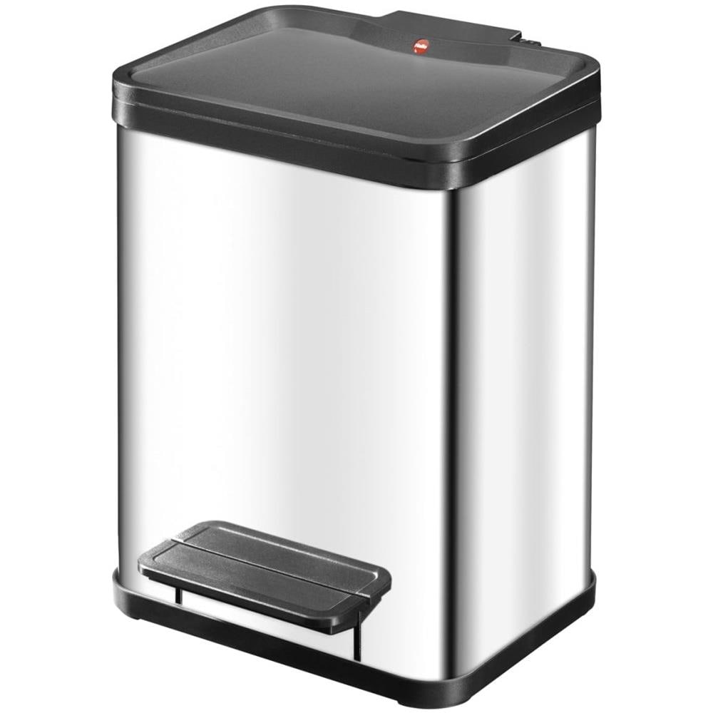 Pattumiera A Pedale Oko Duo Plus M 2 X 9 L Acciaio Inox 0622-200 - Foto 1