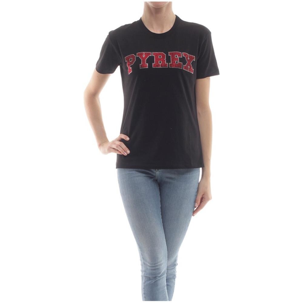 T-shirt Donna Svarovski Rosso - Taglia: S - Colore: Bianco Rosso - Foto 1