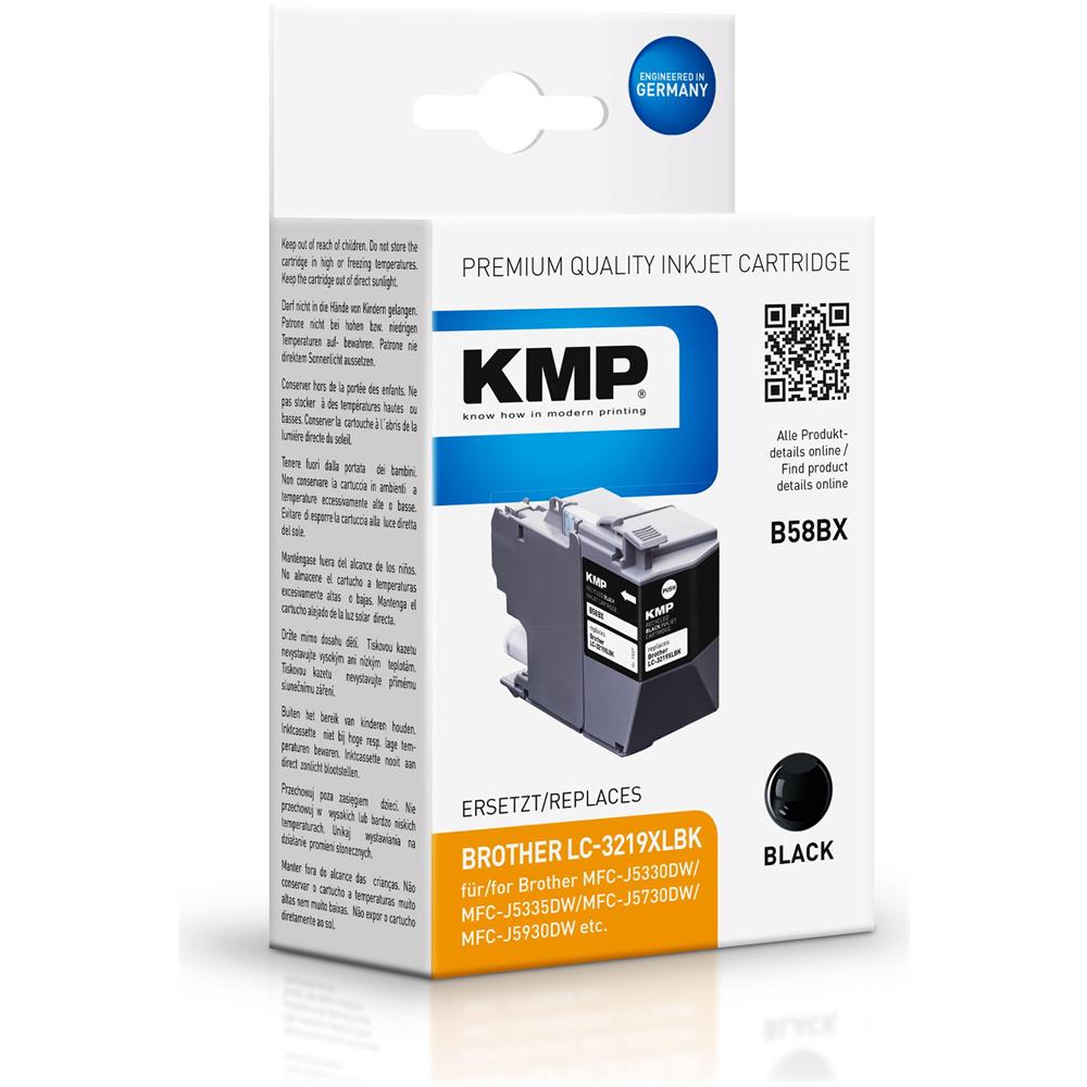 B58BX ink cartridge black comp. with Brother LC-3219XLBK - Foto 1