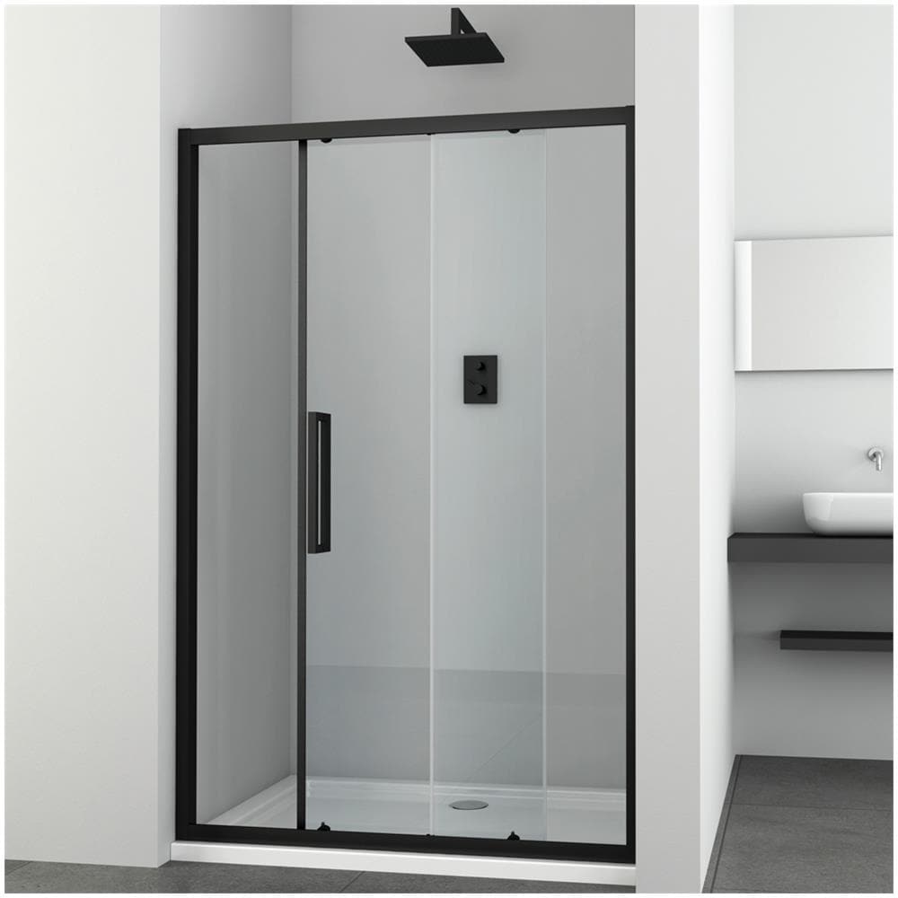 Box Cabina Doccia Angolare Corner Due Ante Scorrevoli Cristallo Temprato *** Misure : 96-100xh195 Cm - Foto 1