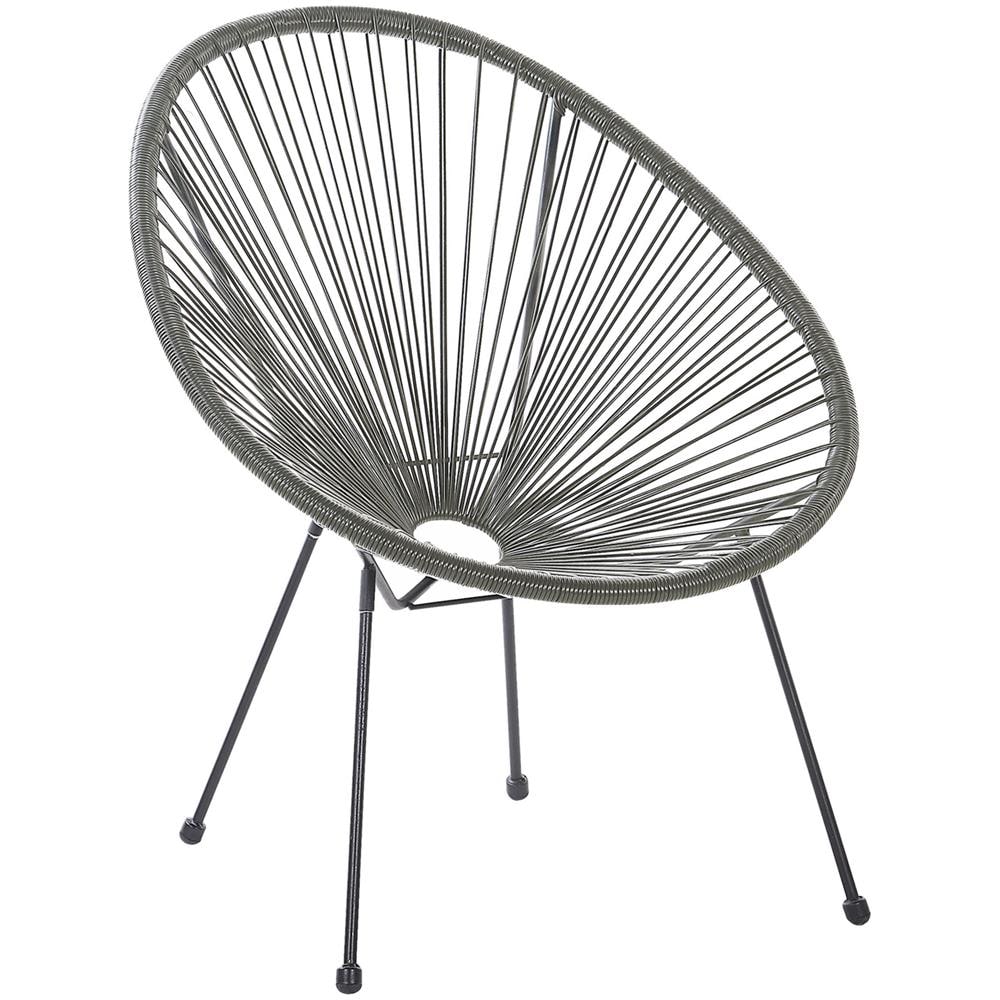 Sedia Stil Spaghetti Grigio Scuro Acapulco Ii - Foto 1