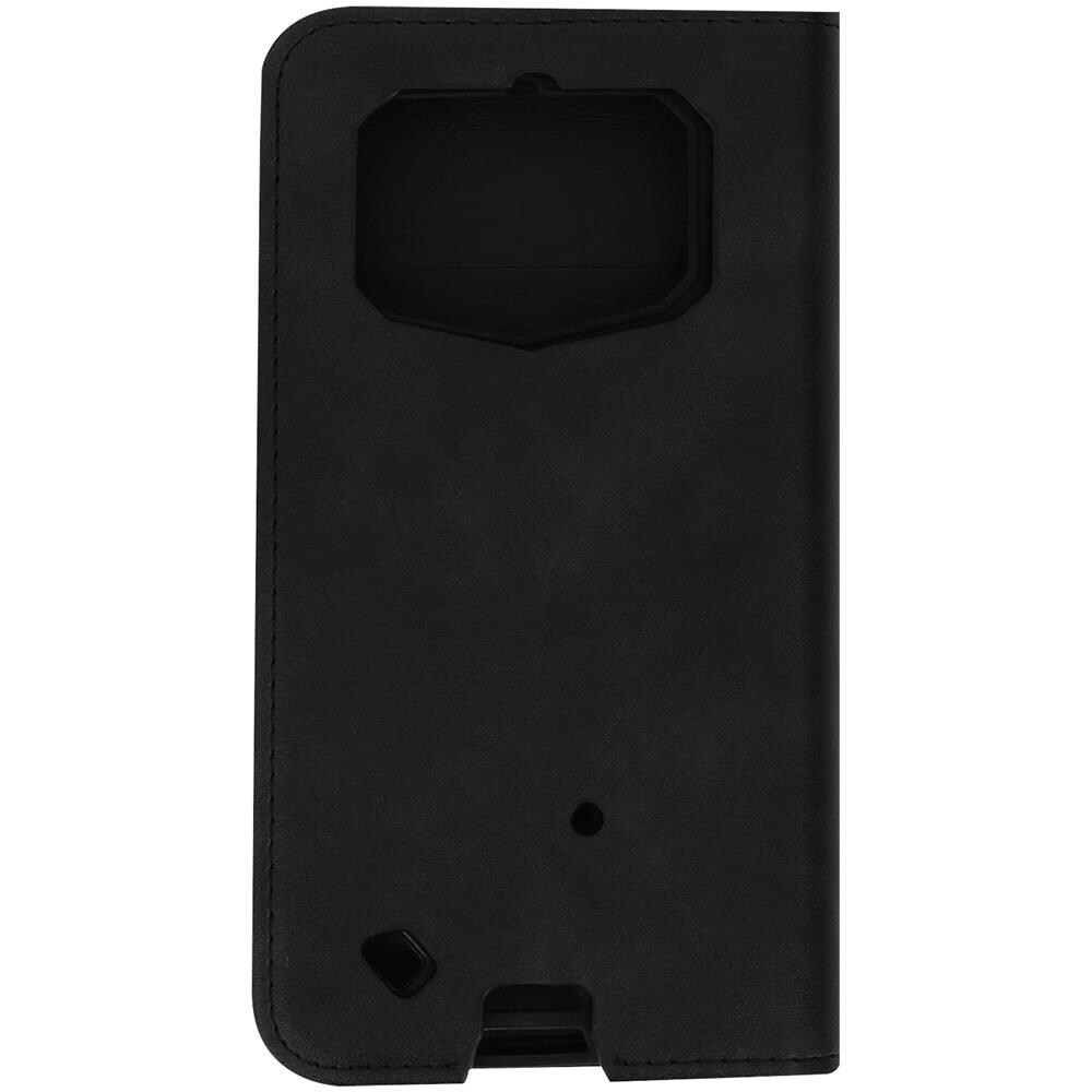 Custodia Portafoglio Oukitel Wp5 / Wp5 Pro Stand Video Aspetto Vintage Nero - Foto 2