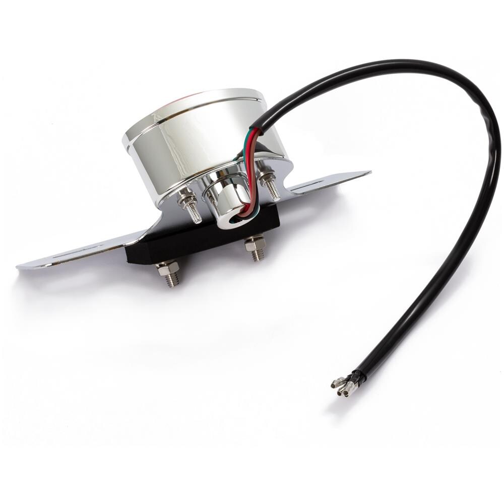 Fanale Porta Targa Metallo Posteriore Moto Omologato Luce Stop Targa Cromo - Foto 4