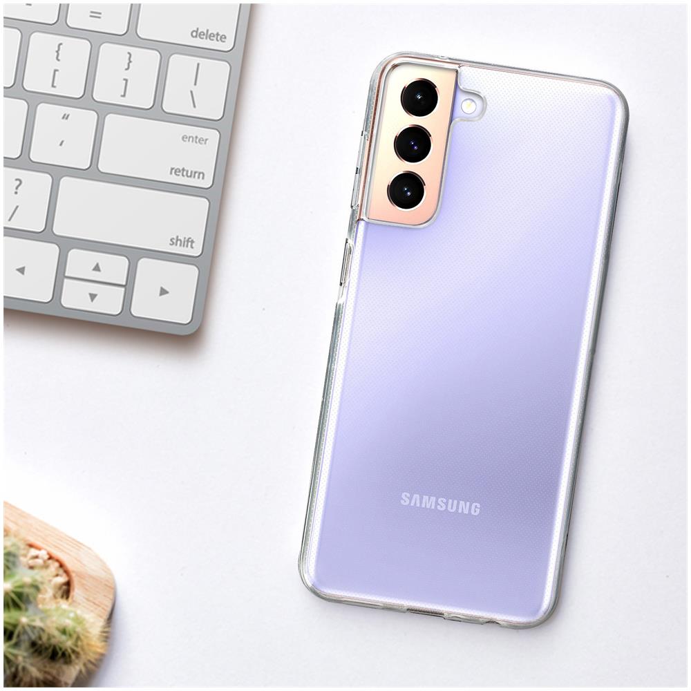 Cover Samsung Galaxy S21 Plus Silicone Sottilissima Trasparente - Foto 5