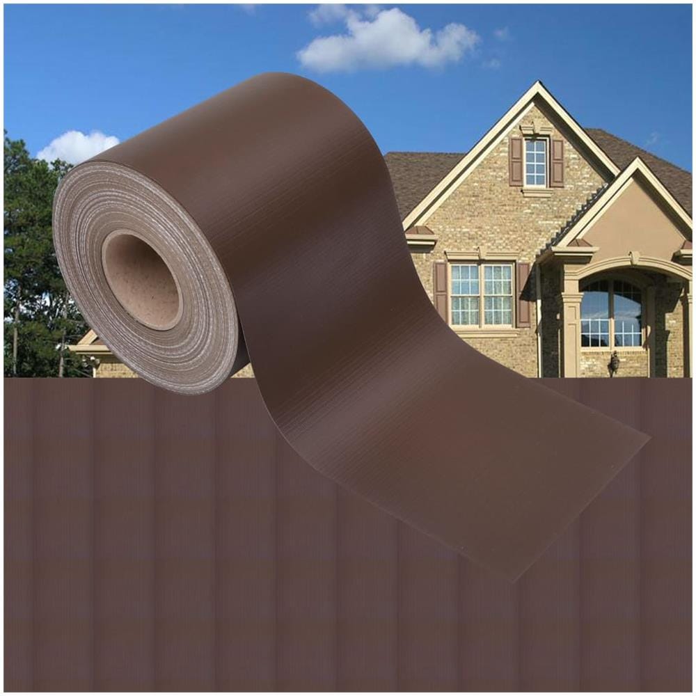 Recinzione Frangivento 4 Pz In Pvc 35x0,19m Marrone - Foto 1