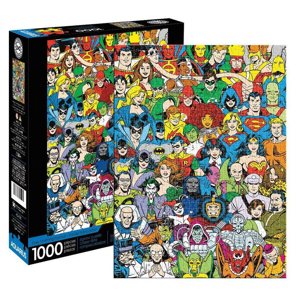 Puzzle 1000 Pezzi Dc Comics Retro Cast - 65378 - Foto 3