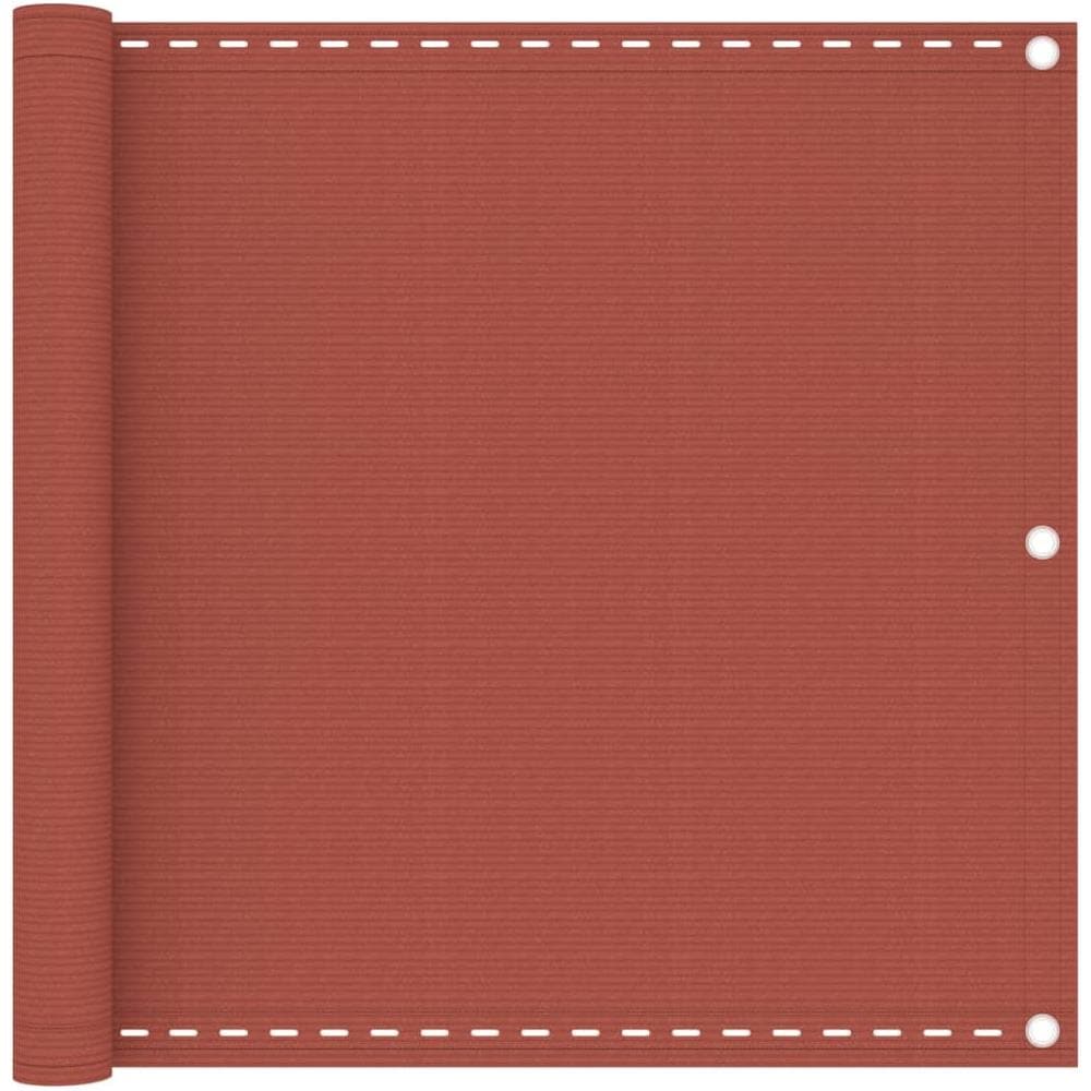 Paravento da Balcone Terracotta 90x500 cm in HDPE - Foto 1