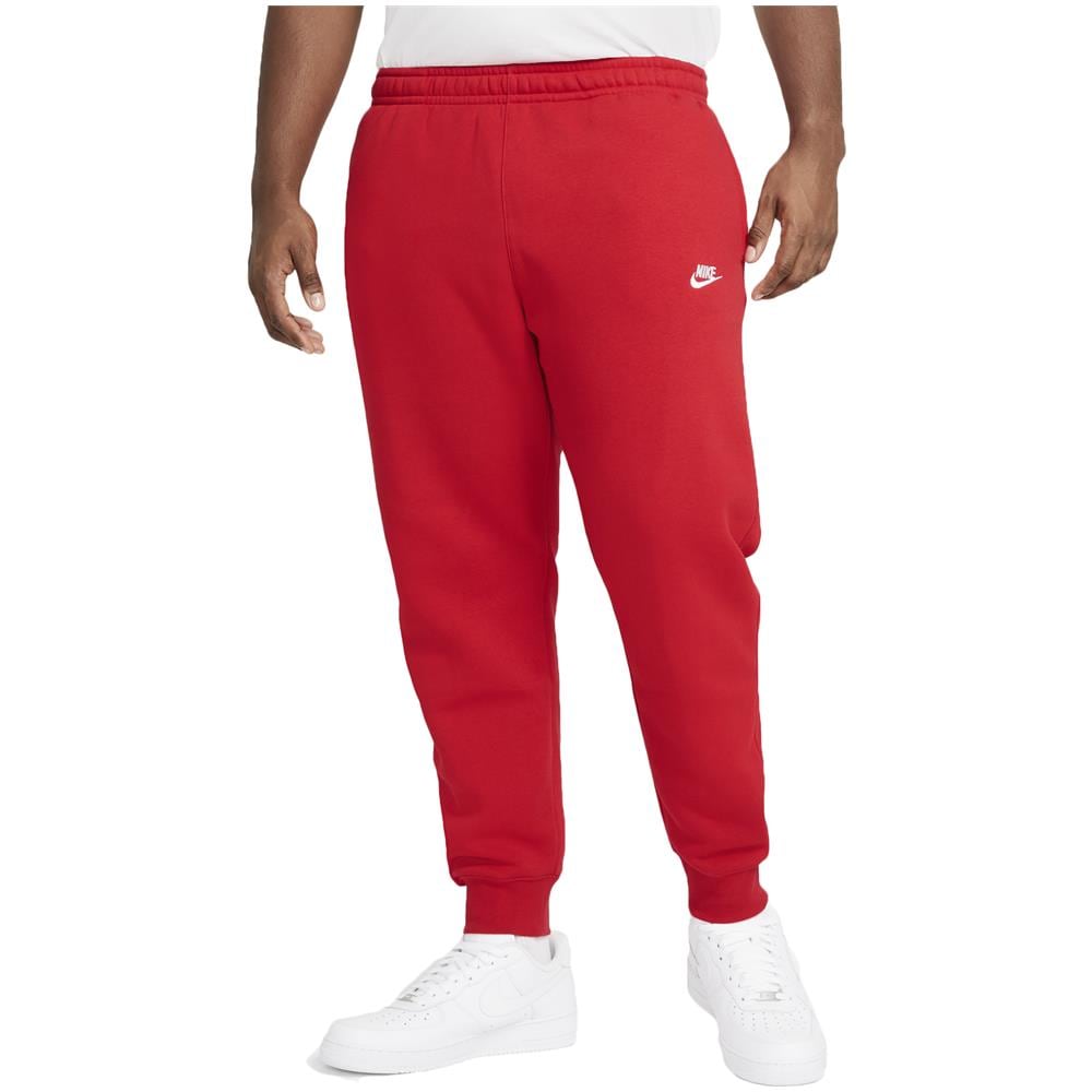Pantalone Da Uomo Club Fleece Rosso Taglia L Cod Bv2671-657 - Foto 1