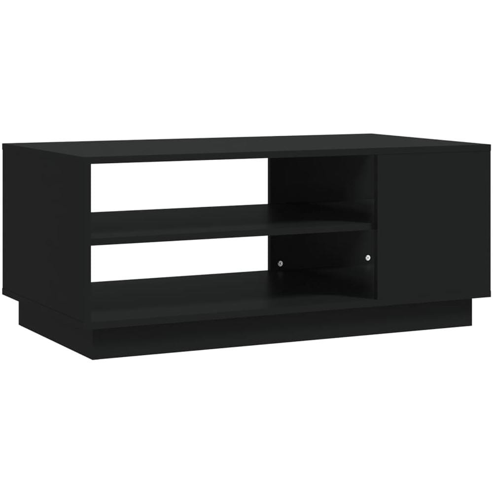 Tavolino da Salotto Nero 102x55x43 cm in Truciolato - Foto 2