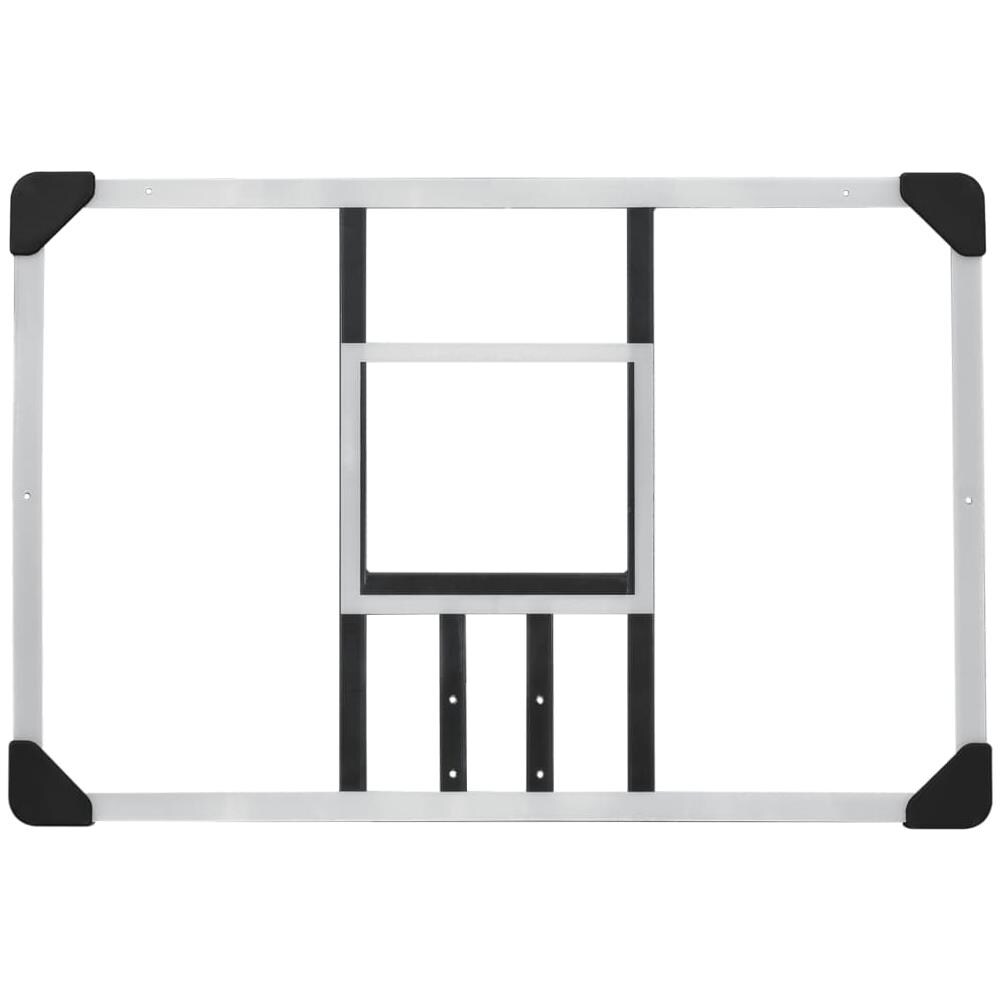 Tabellone Pallacanestro Trasparente 90x60x2,5 Cm Policarbonato - Foto 2