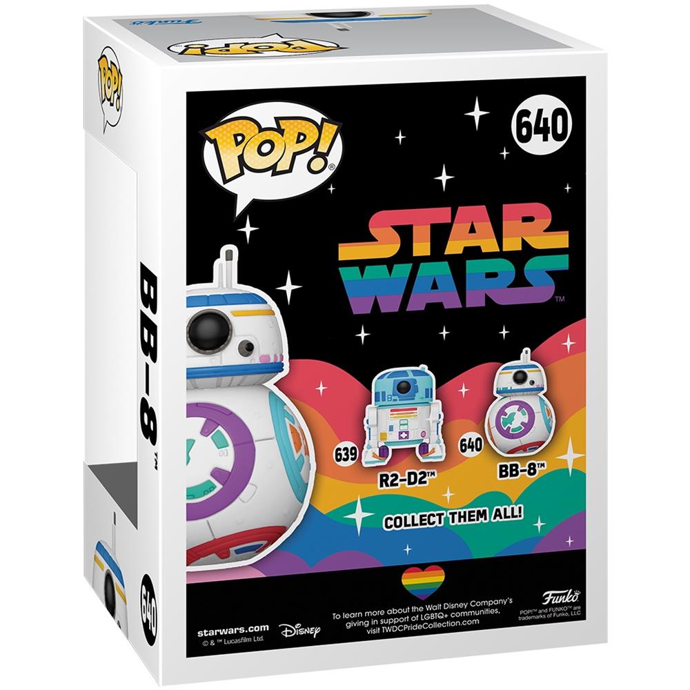 Star Wars Pop! Pride Vinyl Figure Bb-8 9 Cm - Foto 2