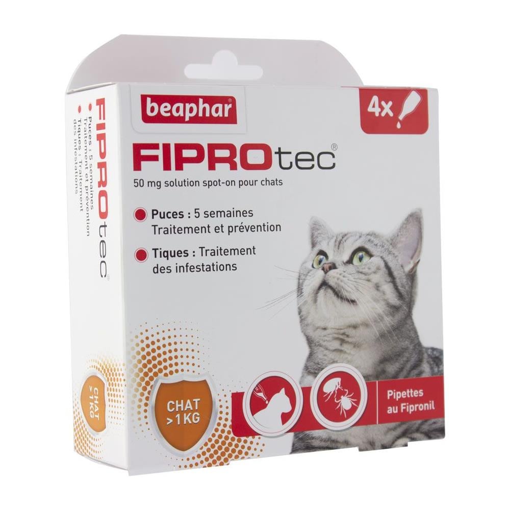 Fiprotec Pipette Antiparassitarie Al Fipronil Per Gatti Oltre 1kg - Foto 1