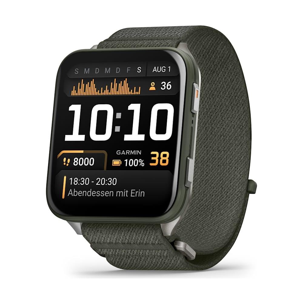 Venu X1 5,08 cm (2") AMOLED Digitale 448 x 486 Pixel Touch screen Grigio Wi-Fi GPS (satellitare) - Foto 1