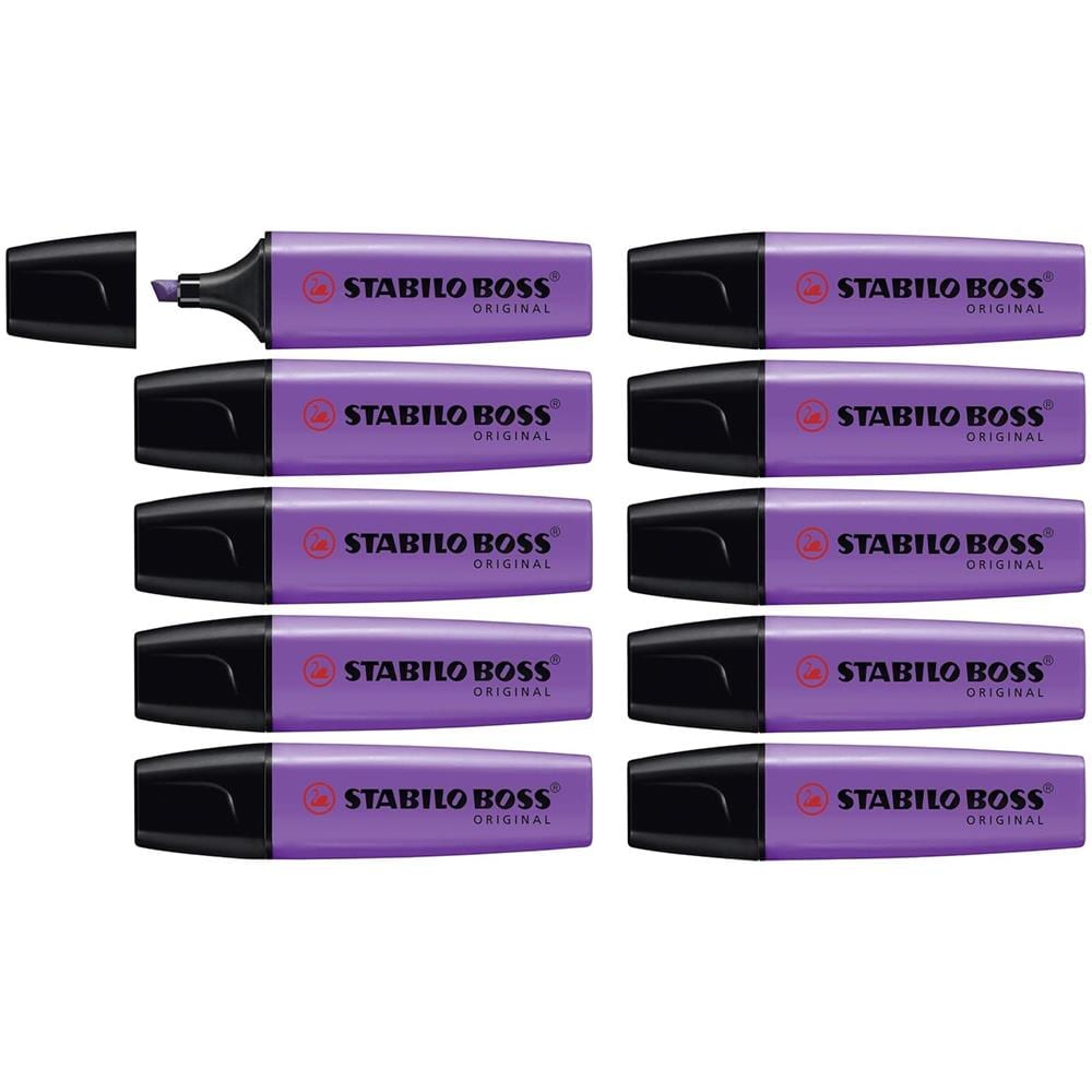 BOSS ORIGINAL - Evidenziatore - Confezione da 10 - Lavanda - Foto 1
