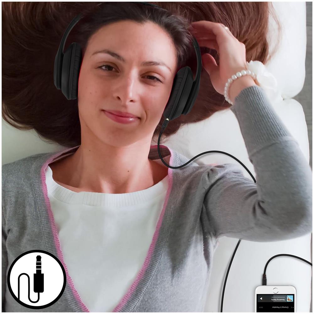 Cuffie Audio Senza Fili Bluetooth 4.0 / jack 3.5 Mm Micro-sd Radio Fm P15 Nero - Foto 11