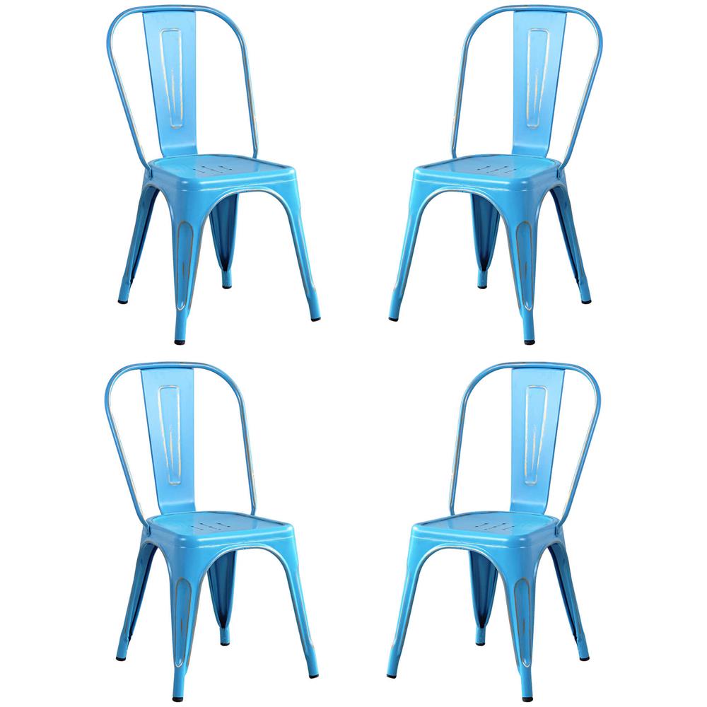 Agatha - Sedia Industrial Set Da 4 - Foto 1