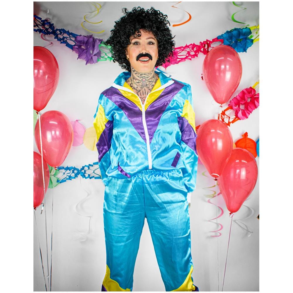 Costume Tuta Anni '80 Per Adulti - Taglia: Xl - Foto 5