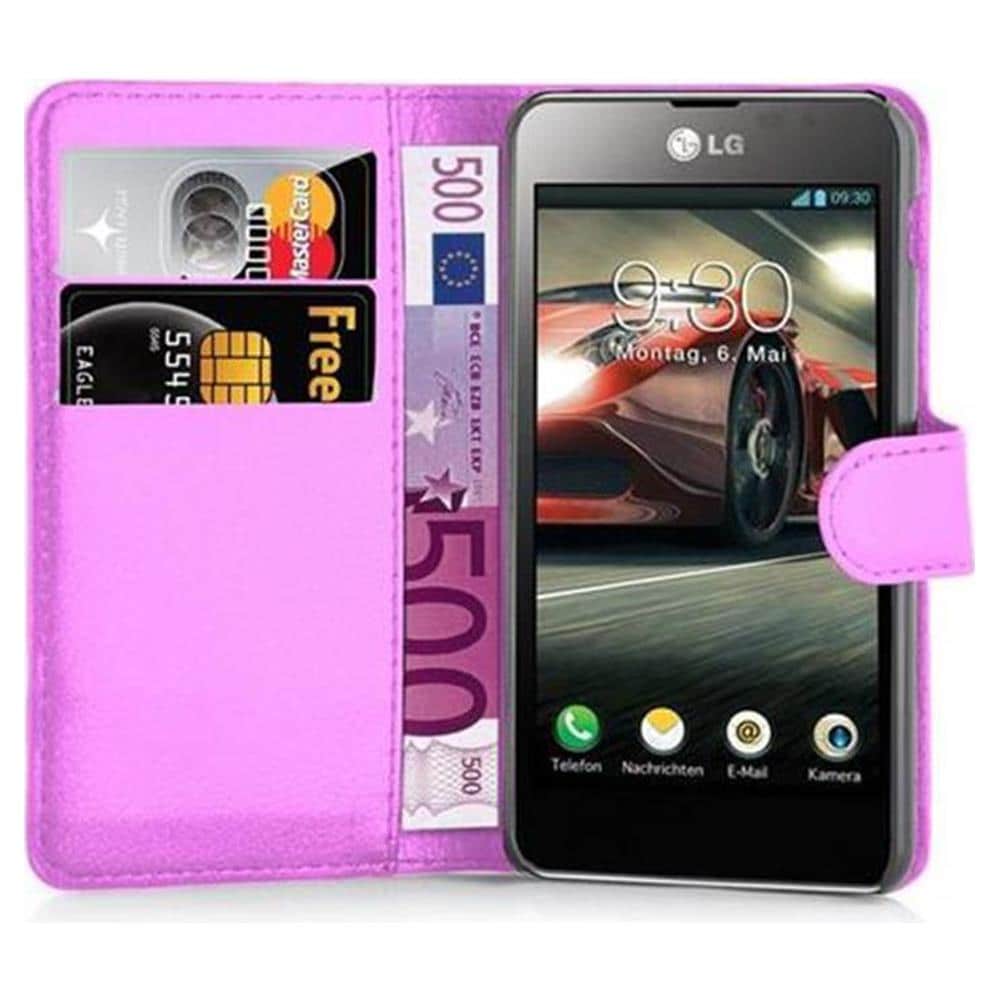 Custodia Compatibile Con Lg F5 / Lucid 2 In Violetta Ametista - Coperchio Protettiva Con Chiusura Magnetica, Funzione Stand E Tasca Per Le Carte - Foto 1