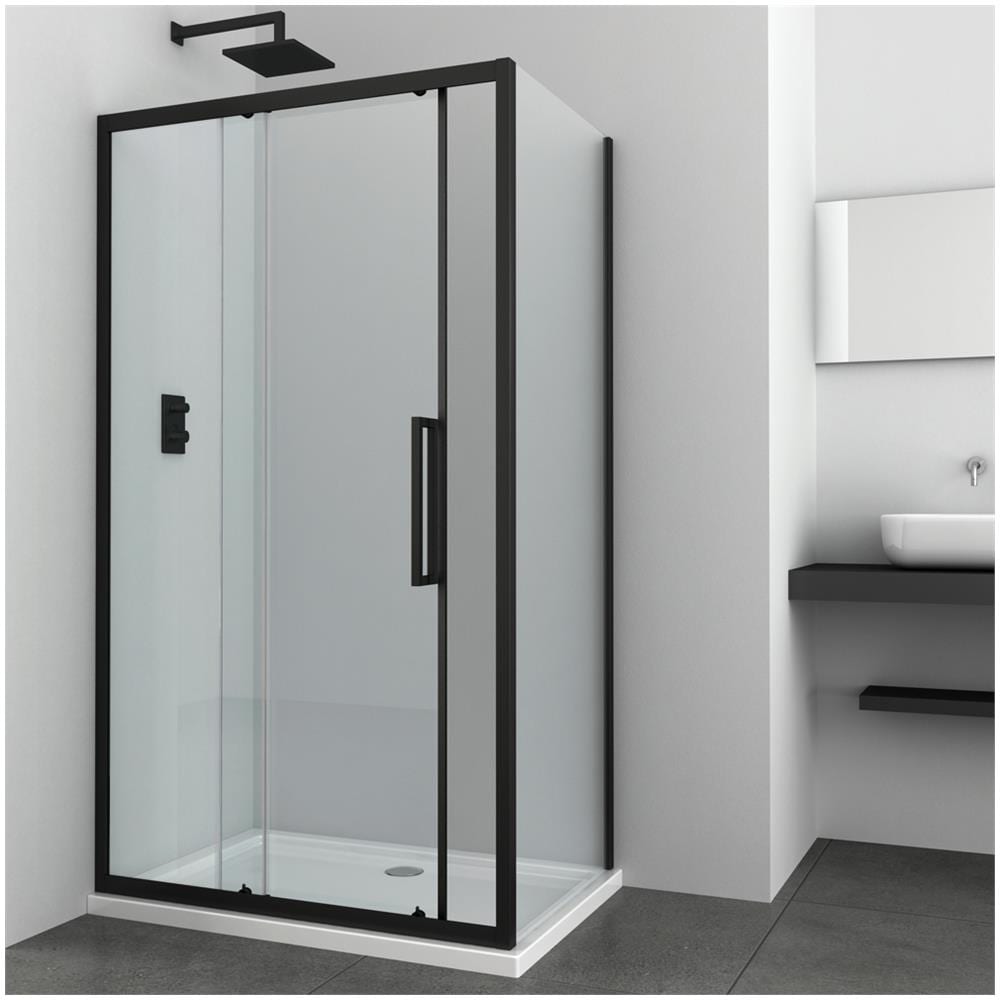 Box Cabina Doccia Angolare Corner Due Ante Scorrevoli Cristallo Temprato *** Misure : 67-69xh195 Cm - Foto 1