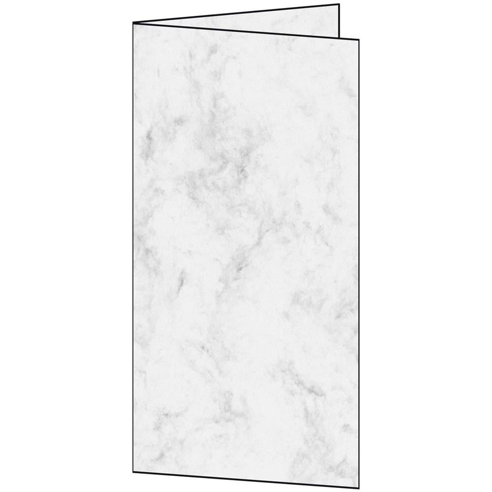 Pc-faltkarten, Din Lang (2-3 A4), Marmor Grau Edelkarton, 185 G-qm, Fr Inkjet-laser-kopierer, Beidseitig (dc114)  - Foto 1