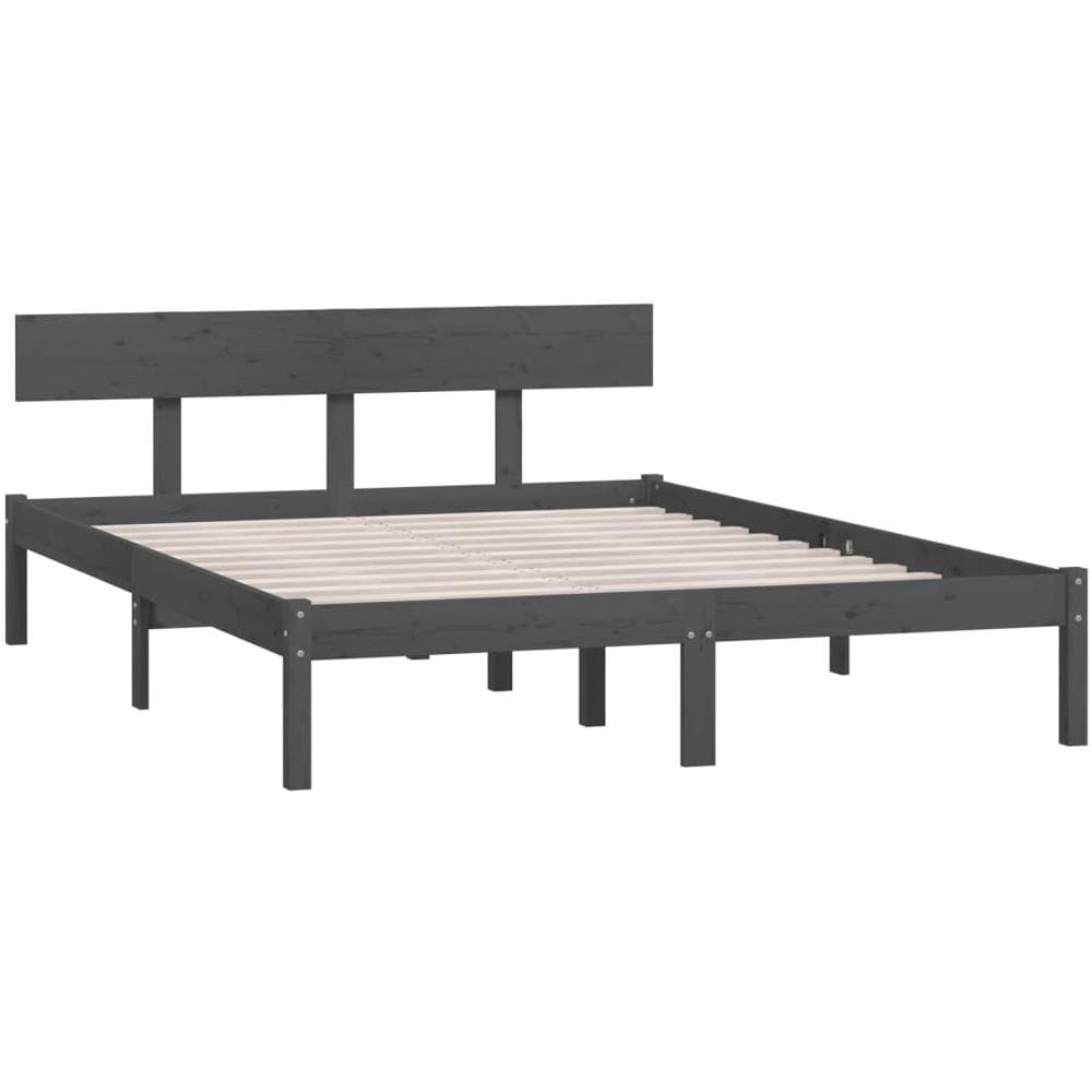 Giroletto Grigio in Massello di Pino 150x200 cm King Size - Foto 3