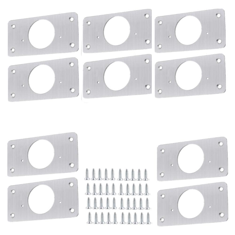 Piastra Di Riparazione Per Cerniere E Mobili Con Viti 10-pack - Foto 1