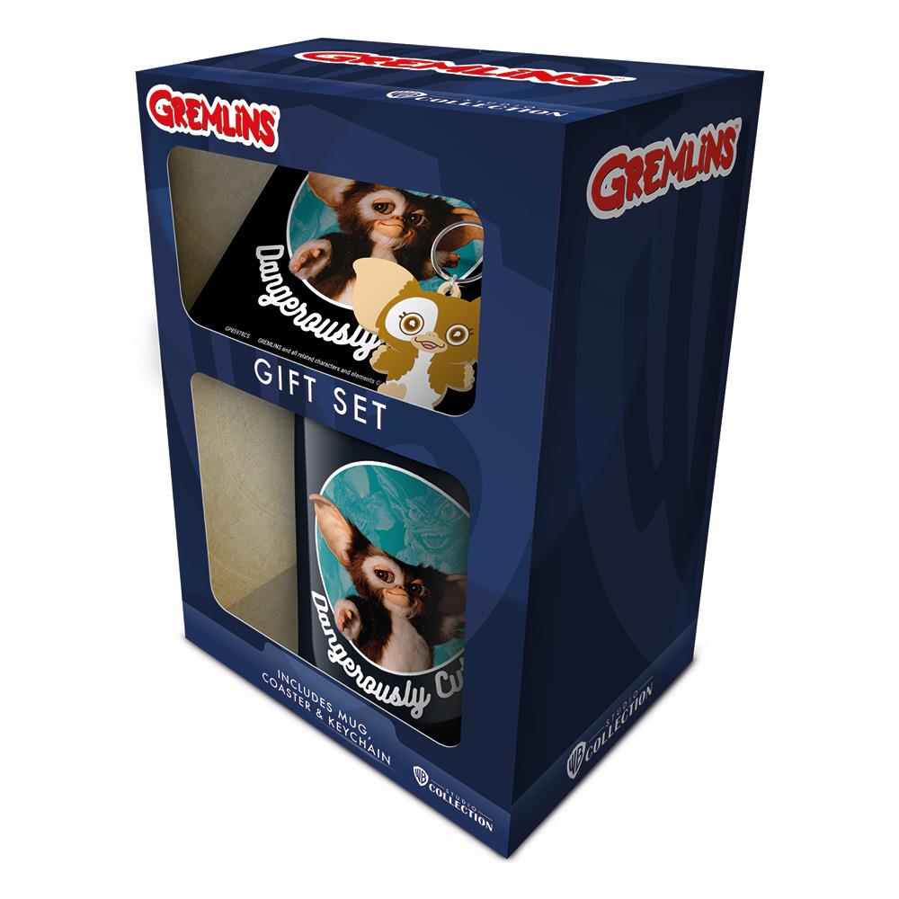 Gremlins - Set Regalo Tazza, Sottobicchiere E Portachiavi Dangerously Cute - Foto 1