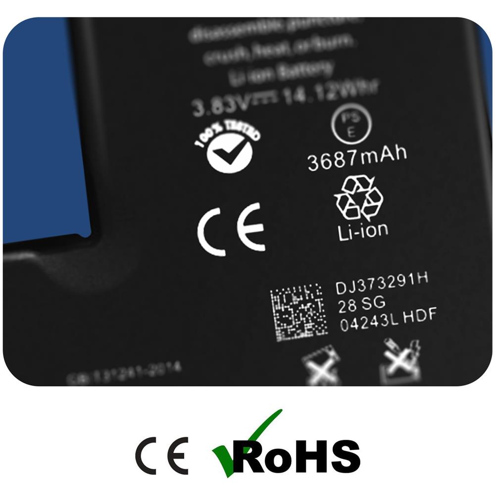 Batteria Senza Bms Compatibile Per Iphone 12 Pro Max Capacità 3687mah - Foto 4