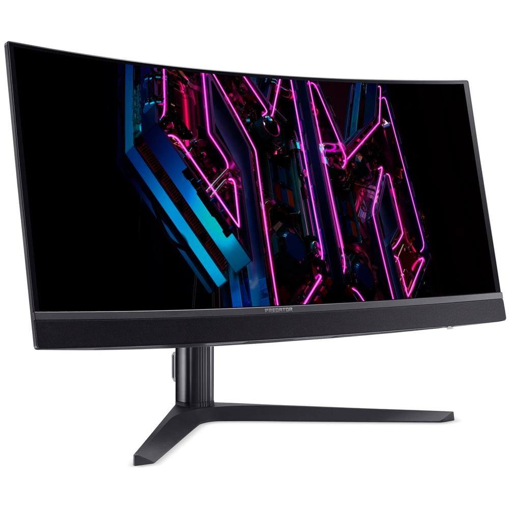 Monitor 34" OLED Gaming Curvo Predator X34V UltraWide Quad HD 3440 x 1440 Pixel Tempo di Risposta 0.1 ms Frequenza di Aggiornamento 175 (Hz) - Foto 1