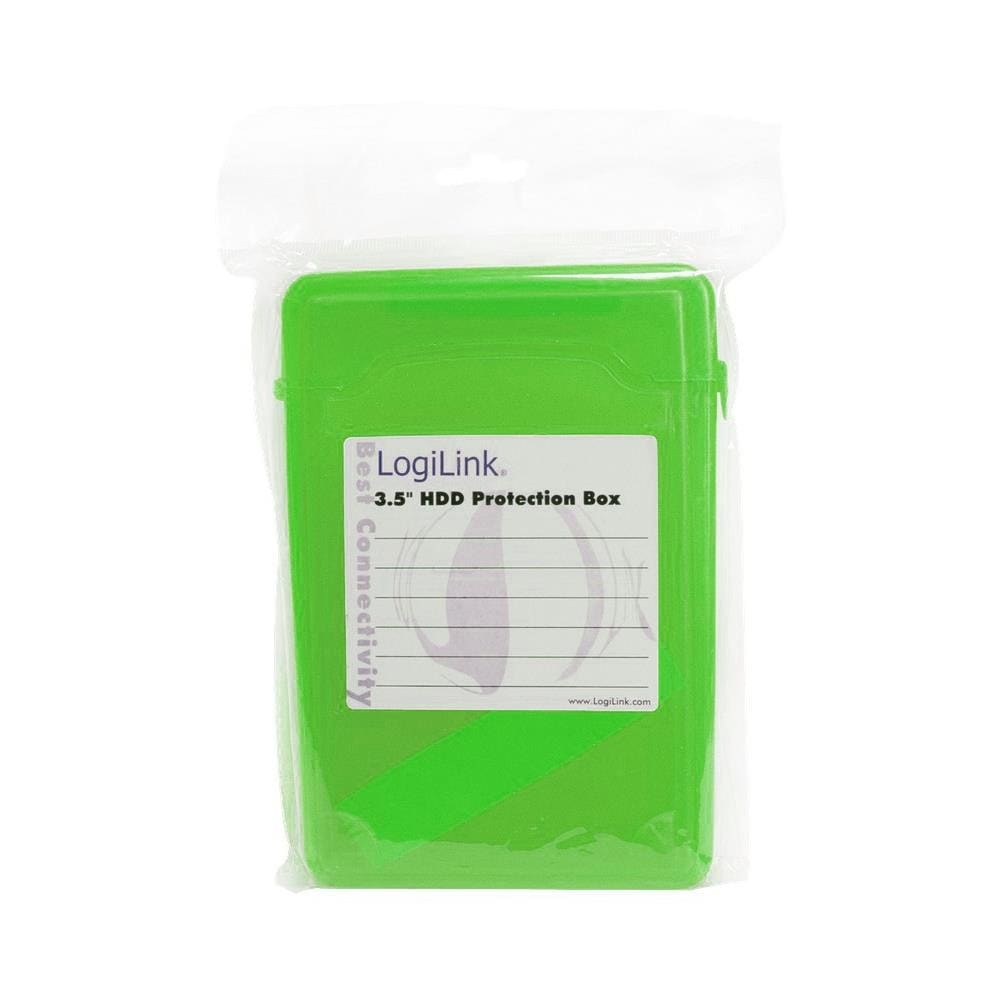 ICA-HD 35GR - Scatola di Protezione per 1 HDD 3,5'' Verde Trasparente - Foto 2