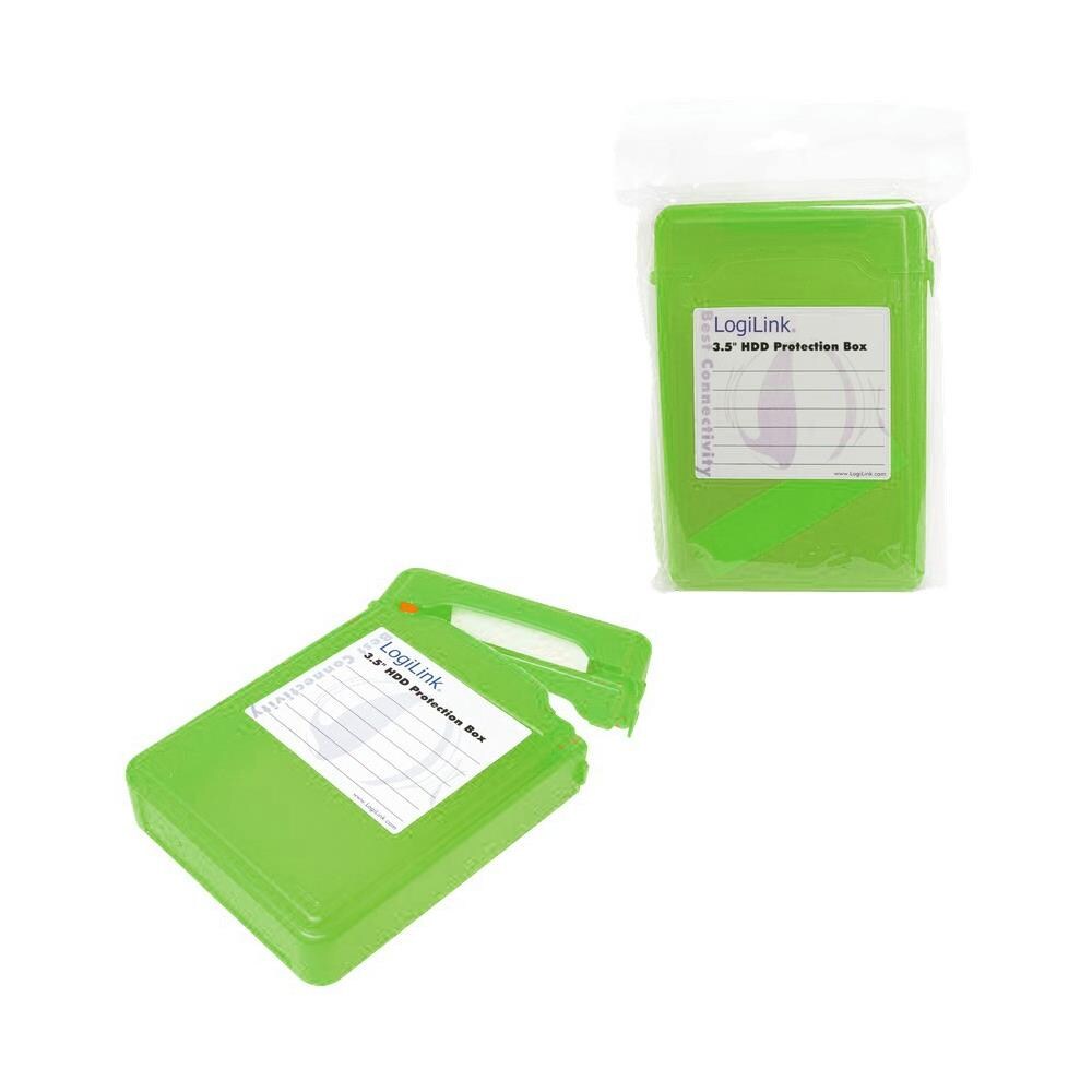 ICA-HD 35GR - Scatola di Protezione per 1 HDD 3,5'' Verde Trasparente - Foto 4