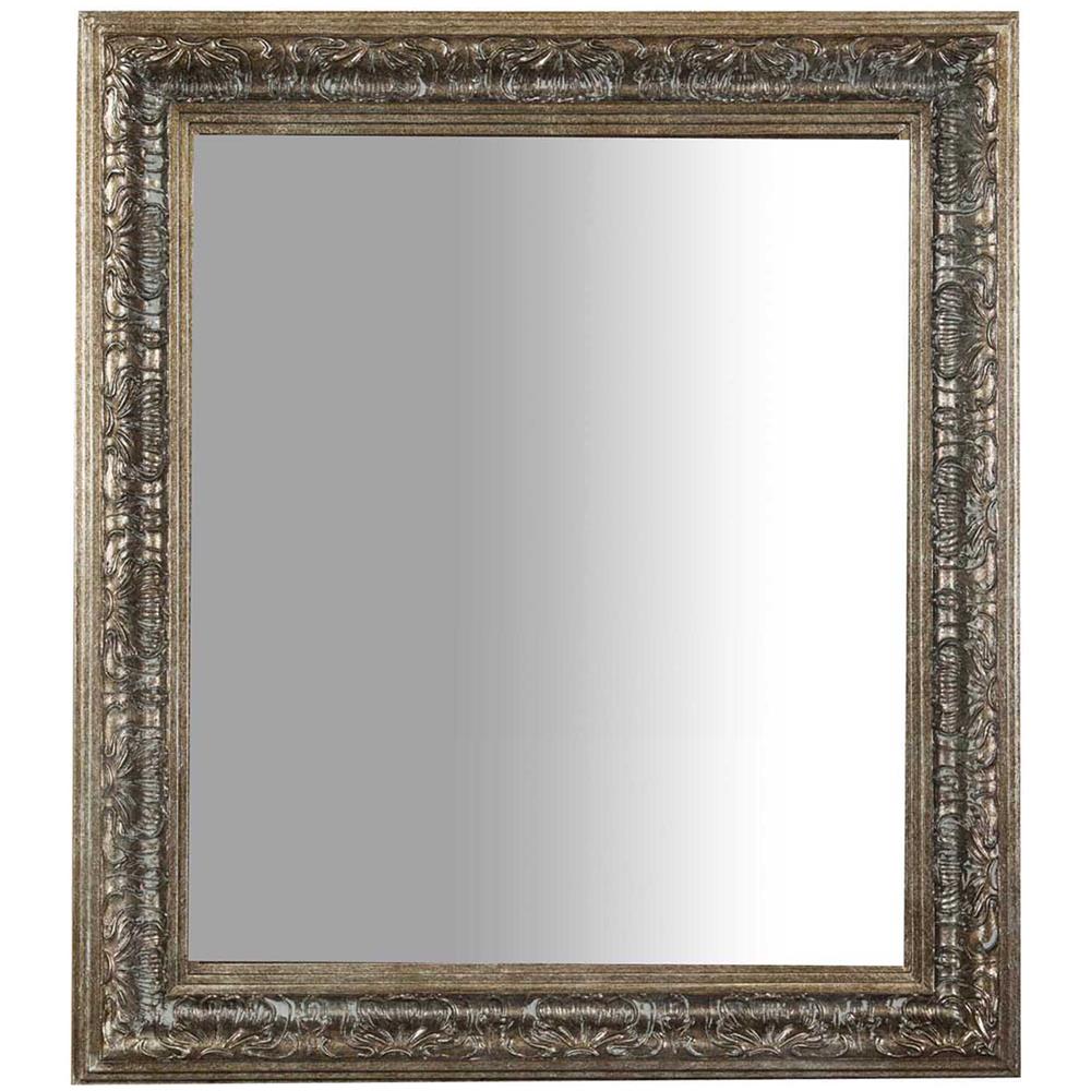 Specchio Specchiera da Parete con Cornice Rettangolare in Legno 72x3x180 cm Finitura Argento Anticato da Appendere Verticale//Orizzontale