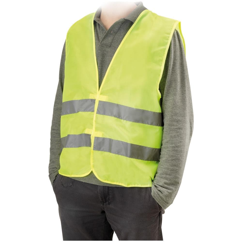 Gilet Alta Visibilità Omologato Per Auto Colore Giallo - Foto 1