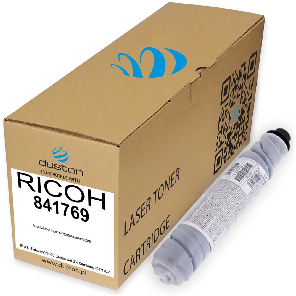 TONER COMPATIBILE - 2x 841769, 841991, 842009, Type2501 Negro Compatible Con Ricoh Mp2001 Mp2005 Mp2501e - Foto 2